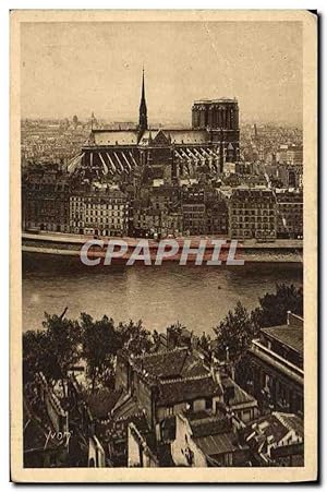 Imagen del vendedor de Carte Postale Ancienne Paris Notre Dame Abside de la Cathdrale a la venta por CPAPHIL