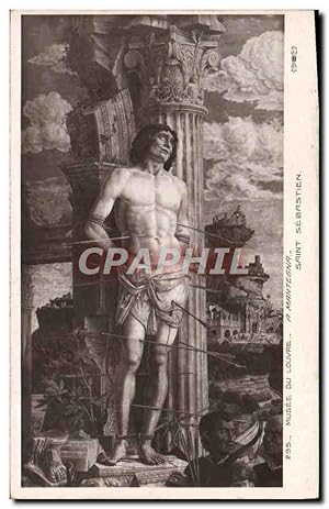 Bild des Verkufers fr Carte Postale Ancienne Versailles Musee Mantegna Saint Sebastien zum Verkauf von CPAPHIL