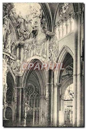 Carte Postale Ancienne Catedral de Toledo Interior
