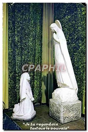 Carte Postale Moderne Lourdes Asîle Notre Dame l'apparition