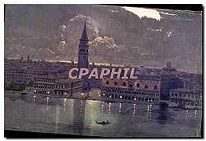 Carte Postale Ancienne Venezia Panorama