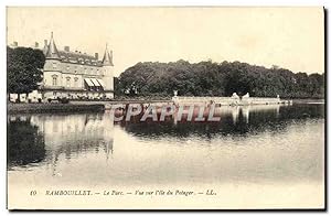Image du vendeur pour Carte Postale Ancienne Rambouillet Le Parc vue Sur I'le Du Potager mis en vente par CPAPHIL