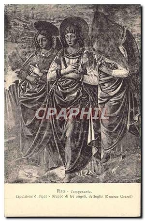 Immagine del venditore per Carte Postale Ancienne Pisa Camposanto Espulsione Di Agar Oruppa Di Tre Angeli Dettaglio Benozzo Gozzoli venduto da CPAPHIL