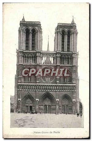 Bild des Verkufers fr Carte Postale Ancienne Notre Dame De Paris zum Verkauf von CPAPHIL
