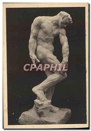Seller image for Carte Postale Ancienne Sculpture Homme for sale by CPAPHIL