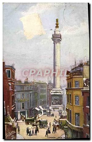 Bild des Verkufers fr Carte Postale Ancienne London The monument zum Verkauf von CPAPHIL