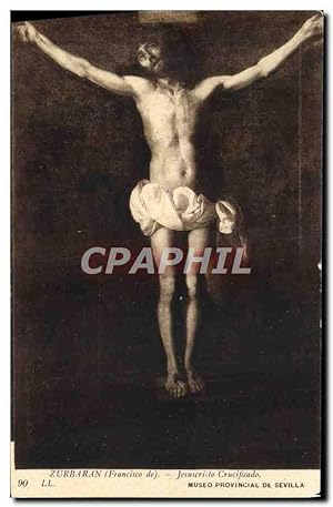 Image du vendeur pour Carte Postale Ancienne Zurbaran Jesuscristo Crucificado Sevilla mis en vente par CPAPHIL
