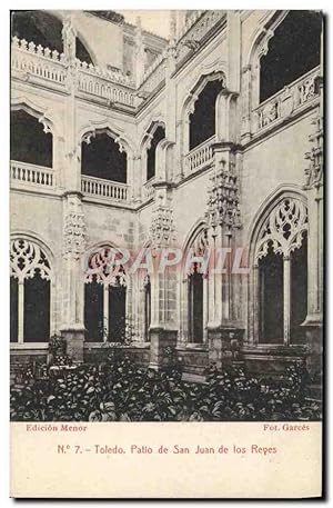 Carte Postale Ancienne Toledo Patio de San Juan de Los Reyes