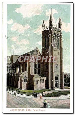 Carte Postale Ancienne Leamington Spa Parish Church