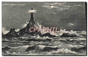 Carte Postale Ancienne Corbiere Lighthouse Jersey Phare