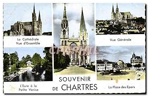 Carte Postale Moderne Souvenir De Chartres La Place Des Epars