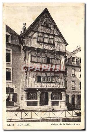 Bild des Verkufers fr Carte Postale Ancienne Morlaix Maison De La Reine Anne zum Verkauf von CPAPHIL