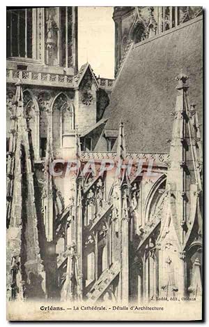 Seller image for Carte Postale Ancienne Orleans La Cathdrale Details d'Architecture for sale by CPAPHIL