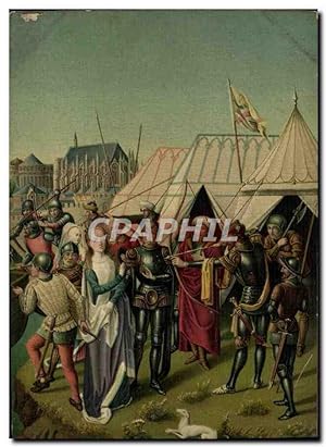 Bild des Verkufers fr Carte Postale Ancienne Chasse de Sainte Ursule Memling Bruges zum Verkauf von CPAPHIL