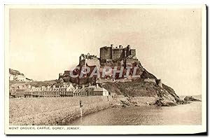 Carte Postale Ancienne Jersey Mont Orgueil Castle Gorey