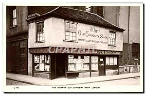 Seller image for Carte Postale Ancienne The Dickens Old Curiosity shop London for sale by CPAPHIL