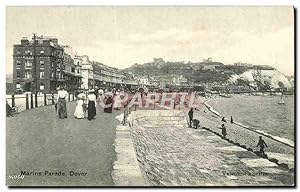 Carte Postale Ancienne Dover Marine Parade