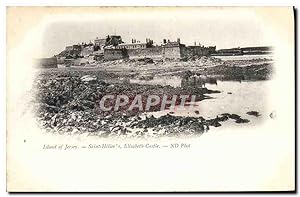 Carte Postale Ancienne Jersey Saint Helier Elisaheth Castle