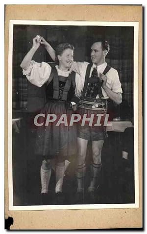 Bild des Verkufers fr Photo Danse Folklore Suisse Allemagne zum Verkauf von CPAPHIL
