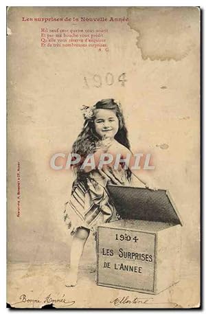 Carte Postale Ancienne Fantaisie Enfant Année 1904