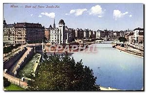 Carte Postale Ancienne Wien Blick Auf Franz Josefs Kai