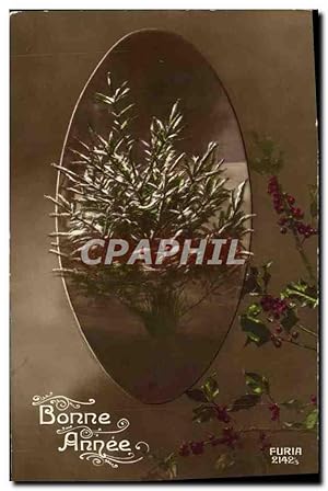 Image du vendeur pour Carte Postale Ancienne Fantaisie Sapin Bonne Anne mis en vente par CPAPHIL