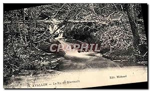 Seller image for Carte Postale Ancienne Avallon Le Ru de Marrault for sale by CPAPHIL
