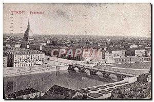 Carte Postale Ancienne Torino Panorama