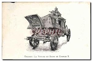 Seller image for Carte Postale Ancienne Versailles La voiture du sacre de Charles X for sale by CPAPHIL