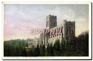 Carte Postale Ancienne The Chapel US Military Academy West Point