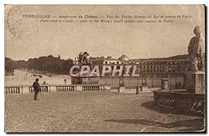 Seller image for Carte Postale Ancienne Versailles Avant Cour Du Chteau vue des petites ecuries du roi et avenue de Paris for sale by CPAPHIL
