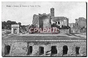 Image du vendeur pour Carte Postale Ancienne Rama Temple di Venere a L'arce di Tito mis en vente par CPAPHIL