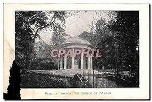 Bild des Verkufers fr Carte Postale Ancienne Parc De Trianon Le Temple De L'Amour zum Verkauf von CPAPHIL