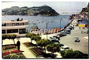 Carte Postale Moderne San Sebastian Club Nautico Y Bahia