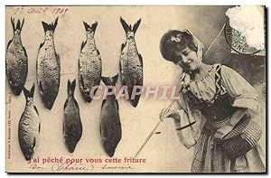 Image du vendeur pour Carte Postale Ancienne Fantaisie Femme Poissons mis en vente par CPAPHIL