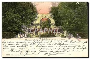 Bild des Verkufers fr Carte Postale Ancienne Wien Romische Ruine Schonbrunn zum Verkauf von CPAPHIL