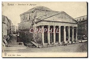 Bild des Verkufers fr Carte Postale Ancienne Roma Pantheon di Agrippa zum Verkauf von CPAPHIL