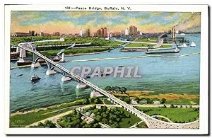 Carte Postale Ancienne Peace Bridge Buffalo New York