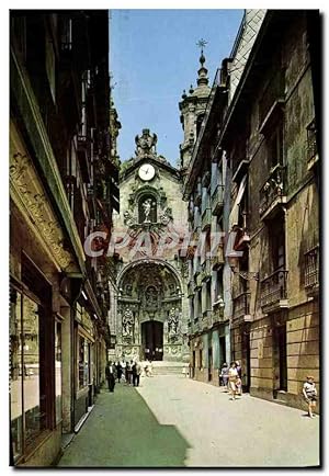 Seller image for Carte Postale Moderne San Sebastian Iglesia de Santa Maria for sale by CPAPHIL