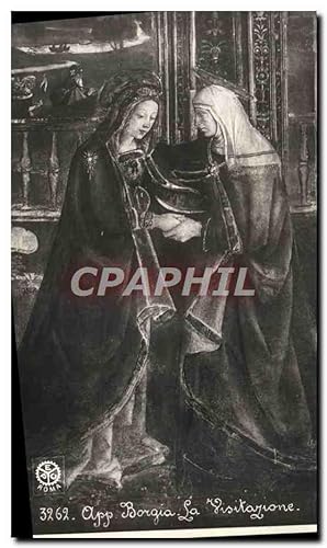 Bild des Verkufers fr Carte Postale Ancienne Roma App Borgia La Visitazione zum Verkauf von CPAPHIL