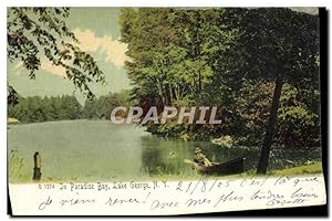 Carte Postale Ancienne In Paradise Bay Lake George