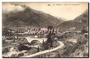 Carte Postale Ancienne Corte Vallée du Tavignano Corse Corsica