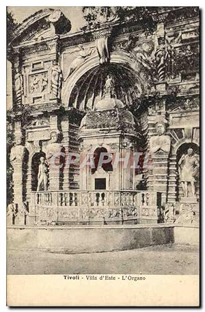 Carte Postale Ancienne Tivoli Villa D'Este L'Organo