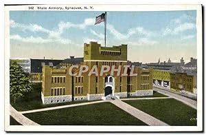 Carte Postale Ancienne State Armory Syracuse