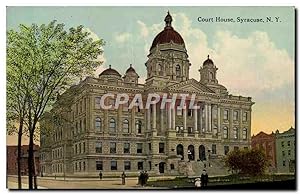 Carte Postale Ancienne Court House Syracuse