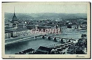 Carte Postale Ancienne Torino Panorama