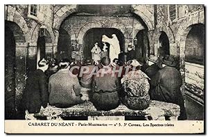 Carte Postale Ancienne Cabaret Du Neant Paris Montmartre 3eme Caveau Les Spectres Tristes