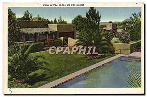 Carte Postale Ancienne Patio Of The Lodge On The Desert Bird's eye view of Tucson