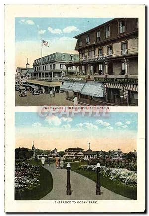 Bild des Verkufers fr Carte Postale Ancienne Entrance to Ocean Park Pawnee and metropolitan htels zum Verkauf von CPAPHIL