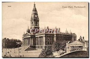 Carte Postale Ancienne Town Hall Portsmouth